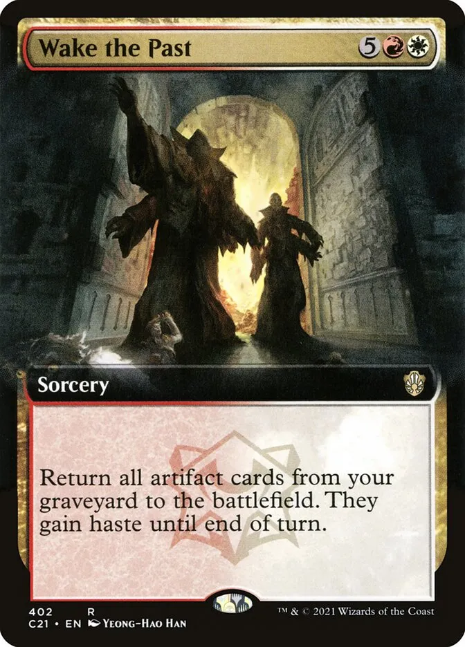 2021 Commander 2021 Wake the Past #402 rare card image