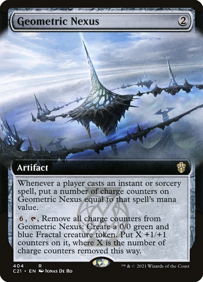 2021 Commander 2021 Geometric Nexus rare #404 rare card image