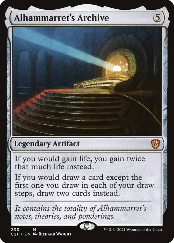 2021 Commander 2021 Alhammarret's Archive mythic #233 mythic card image