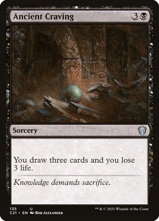 2021 Commander 2021 Ancient Craving uncommon #135 uncommon card image