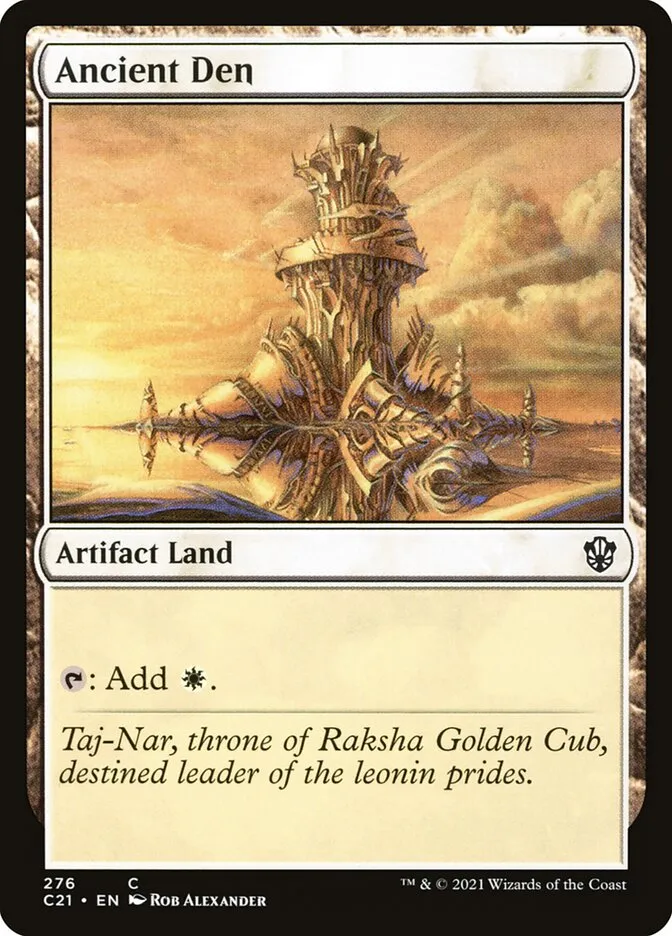 2021 Commander 2021 Ancient Den common #276 common card image
