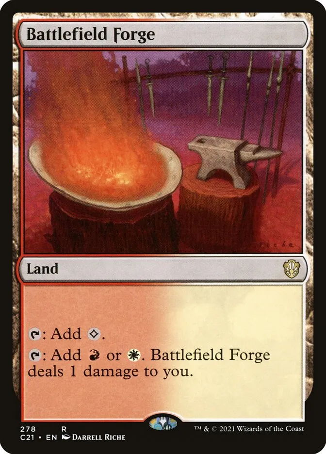 2021 Commander 2021 Battlefield Forge rare #278 rare card image