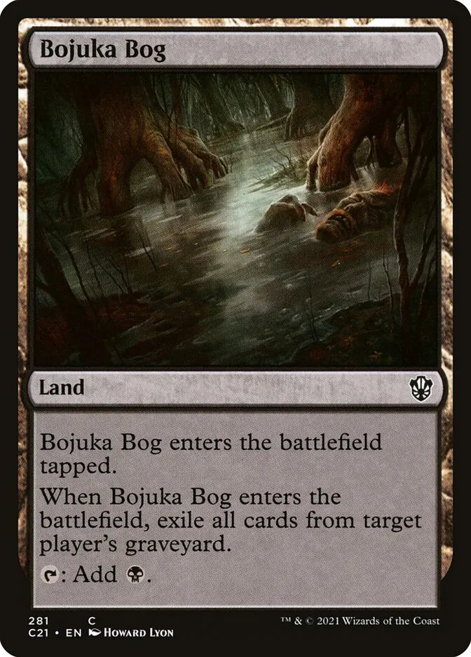 2021 Commander 2021 Bojuka Bog common #281 common card image