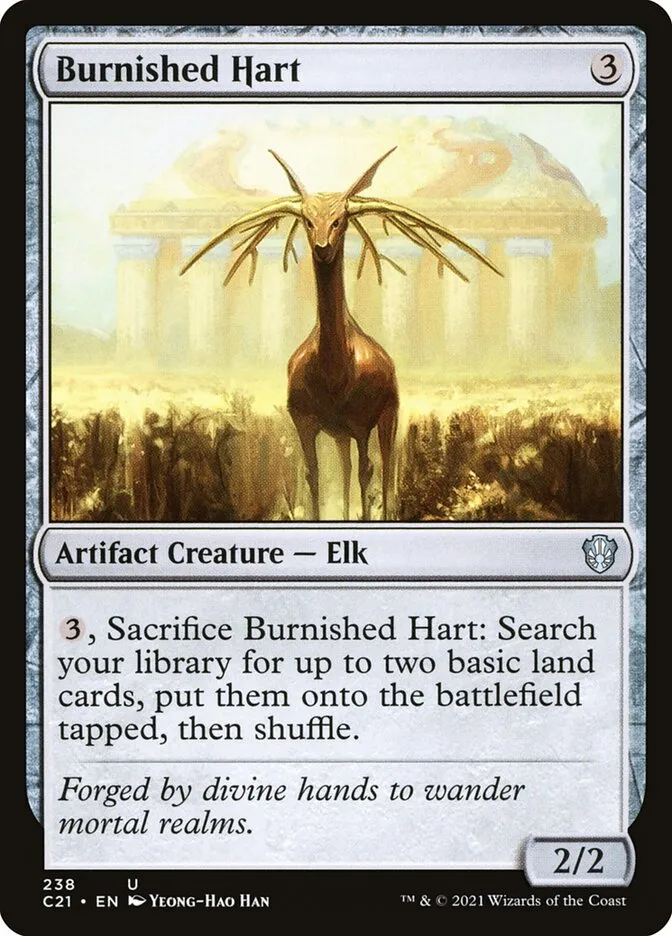 2021 Commander 2021 Burnished Hart uncommon #238 uncommon card image