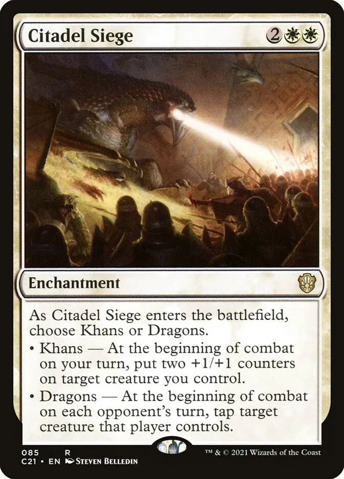 2021 Commander 2021 Citadel Siege rare #85 rare card image