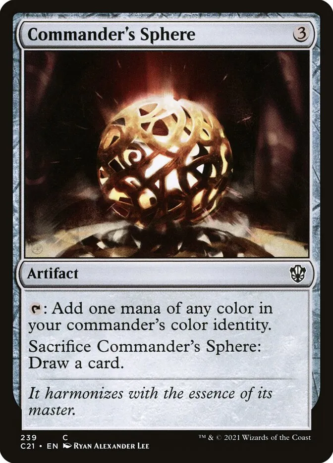 2021 Commander 2021 Commander's Sphere common #239 common card image