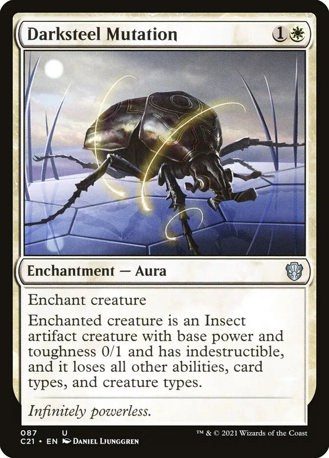 2021 Commander 2021 Darksteel Mutation uncommon #87 uncommon card image