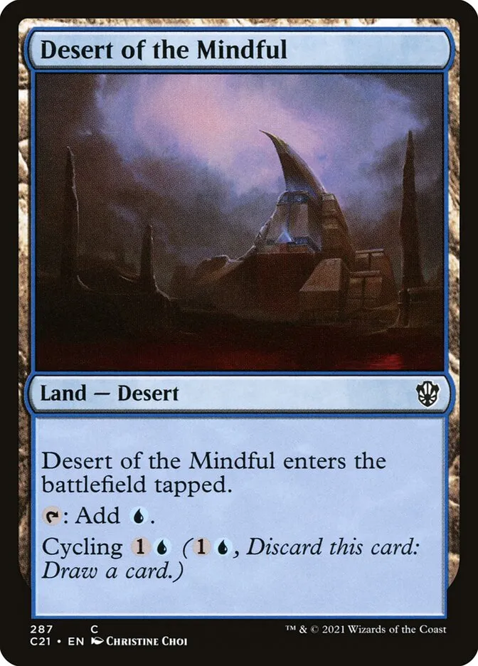 2021 Commander 2021 Desert of the Mindful #287 common card image