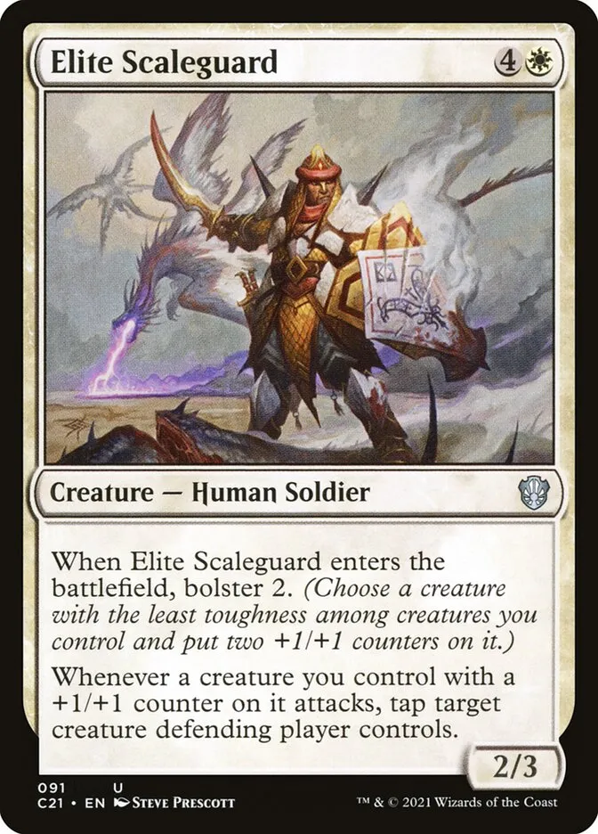 2021 Commander 2021 Elite Scaleguard uncommon #91 uncommon card image
