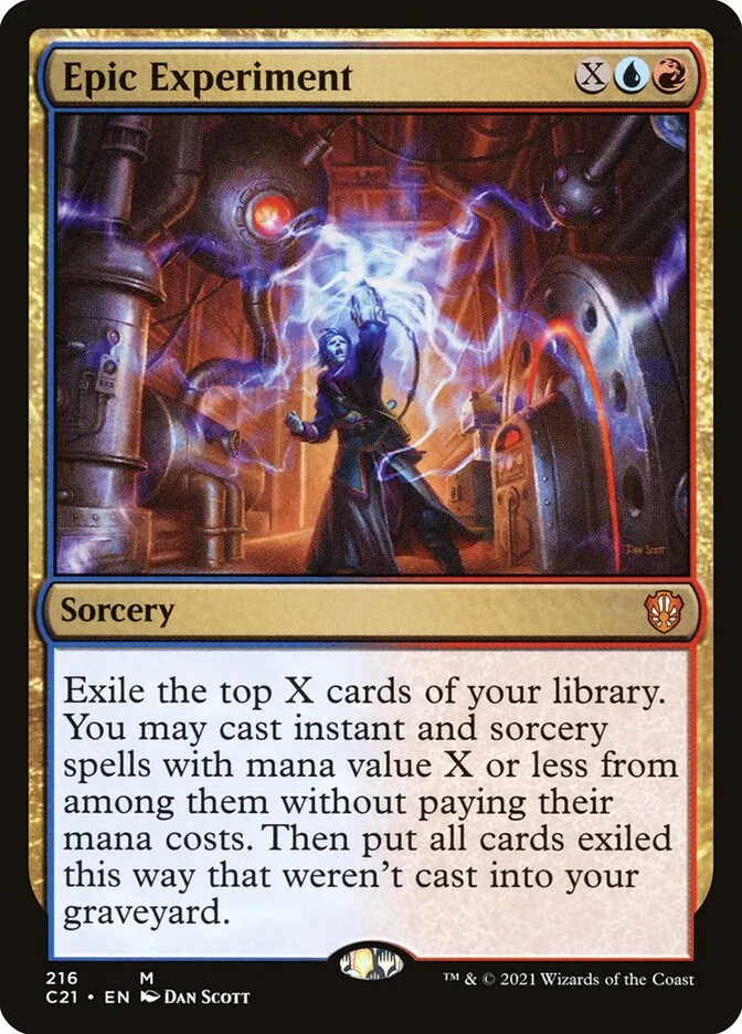 2021 Commander 2021 Epic Experiment mythic #216 mythic card image