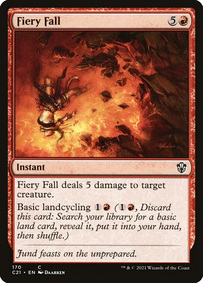 2021 Commander 2021 Fiery Fall common #170 common card image