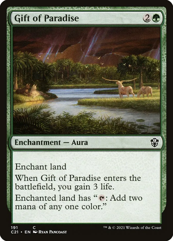 2021 Commander 2021 Gift of Paradise #191 common card image