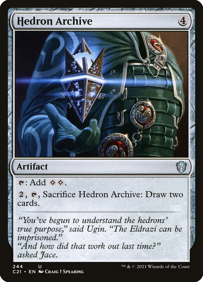 2021 Commander 2021 Hedron Archive uncommon #244 uncommon card image