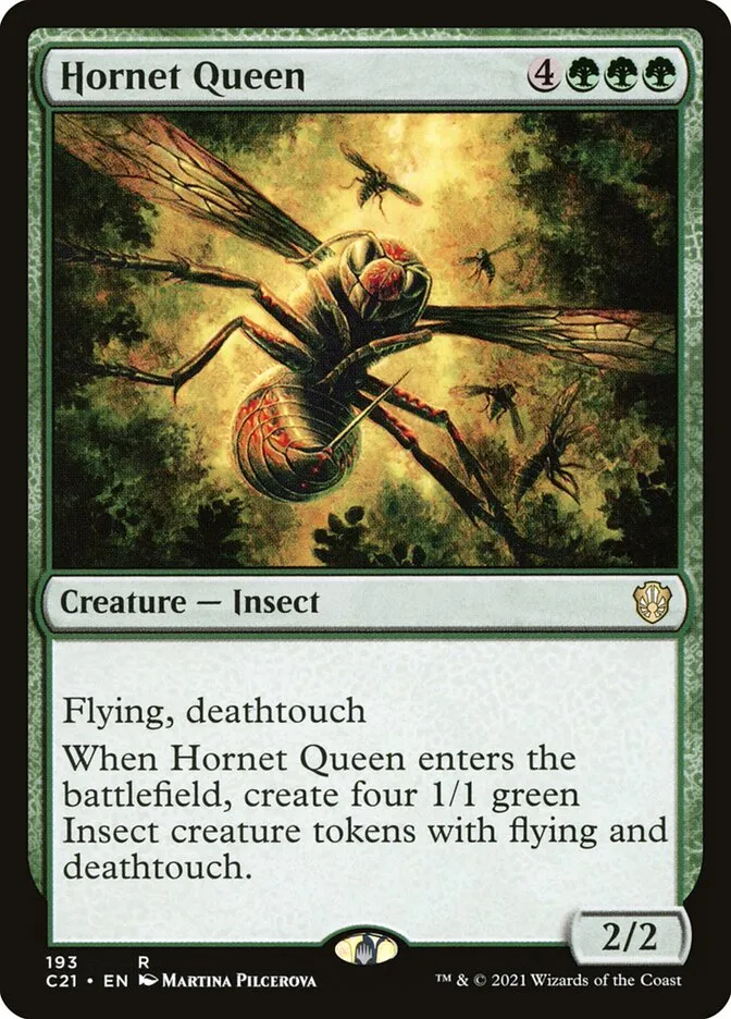 2021 Commander 2021 Hornet Queen #193 rare card image