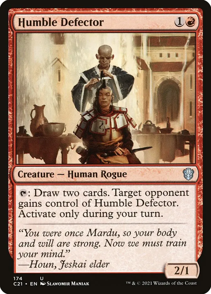 2021 Commander 2021 Humble Defector uncommon #174 uncommon card image