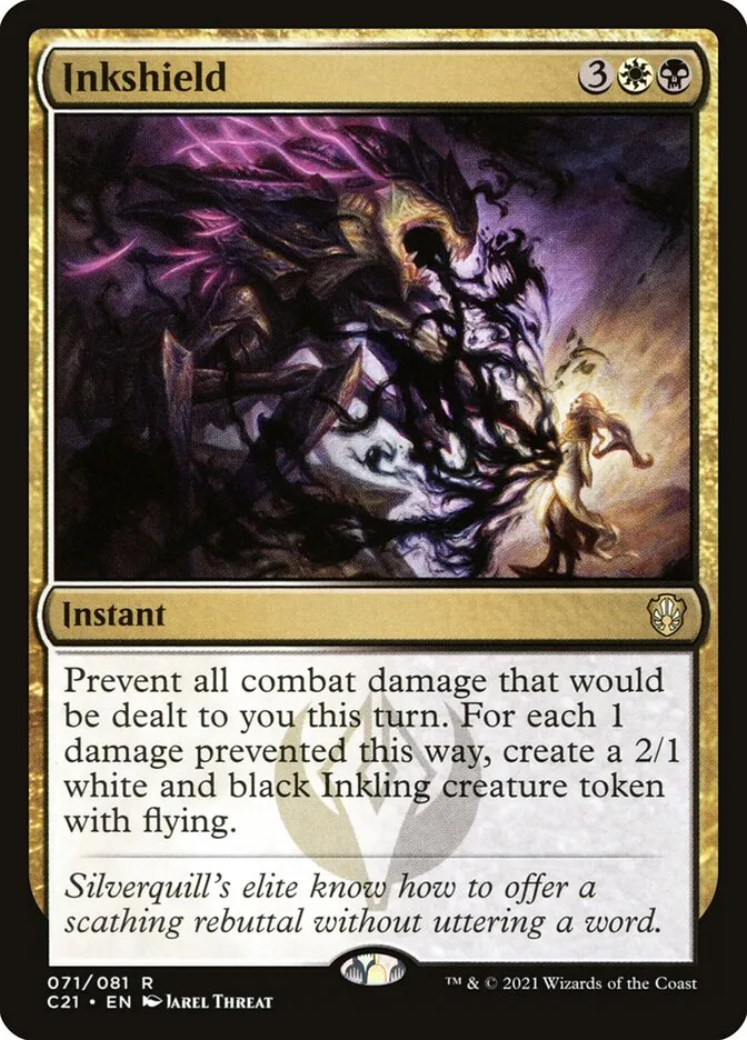 2021 Commander 2021 Inkshield rare #71 rare card image