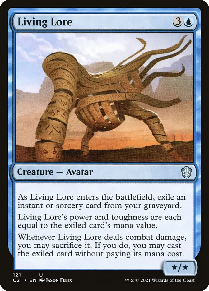 2021 Commander 2021 Living Lore uncommon #121 uncommon card image