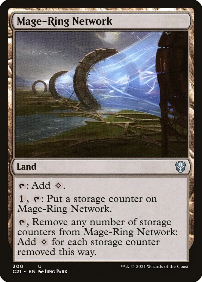 2021 Commander 2021 Mage-Ring Network uncommon #300 uncommon card image