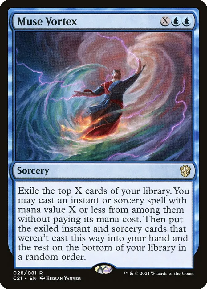 2021 Commander 2021 Muse Vortex rare #28 rare card image