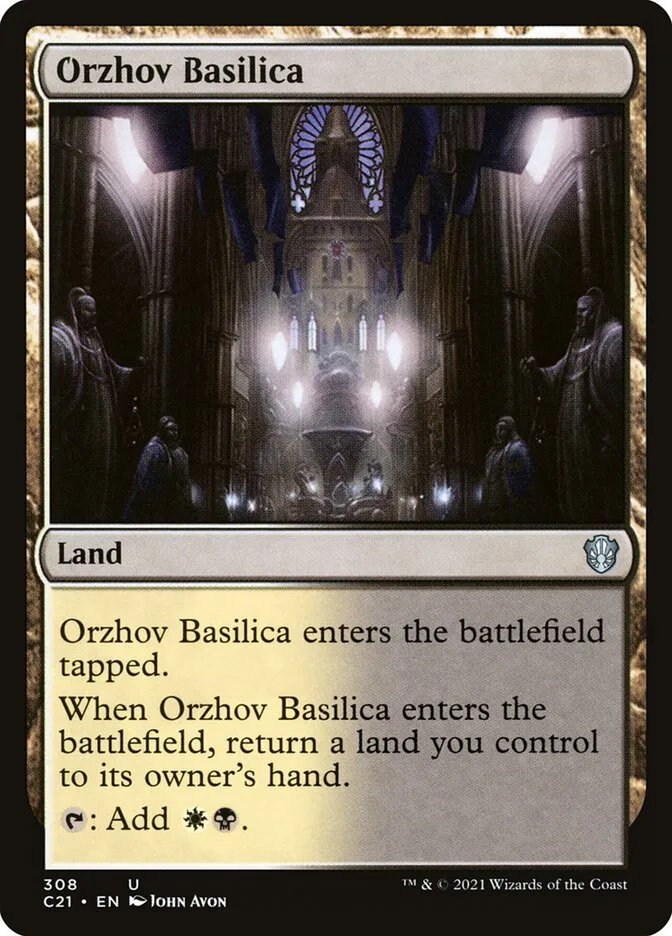 2021 Commander 2021 Orzhov Basilica uncommon #308 uncommon card image