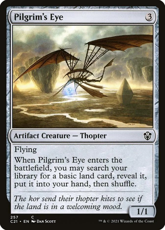 2021 Commander 2021 Pilgrim's Eye common #257 common card image
