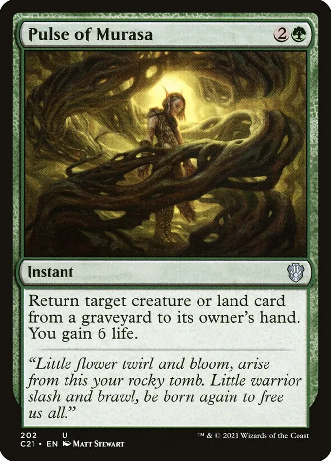 2021 Commander 2021 Pulse of Murasa #202 uncommon card image