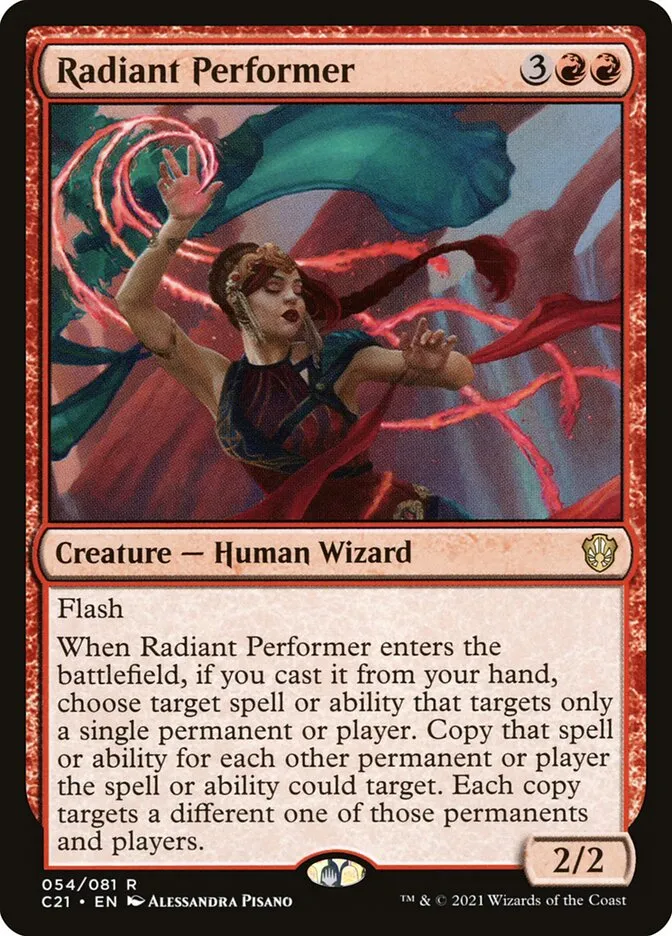 2021 Commander 2021 Radiant Performer rare #54 rare card image