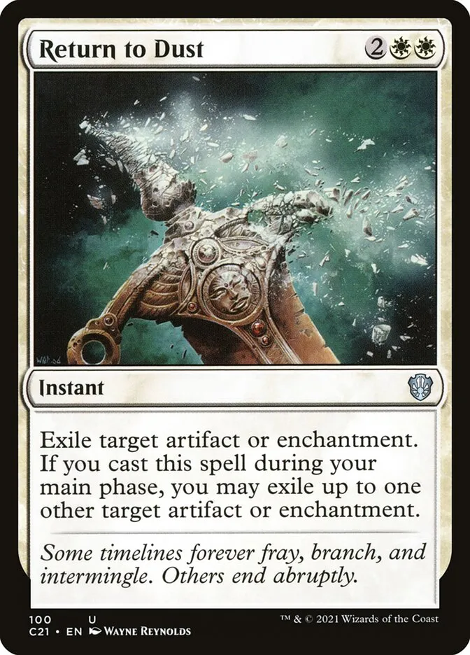 2021 Commander 2021 Return to Dust uncommon #100 uncommon card image