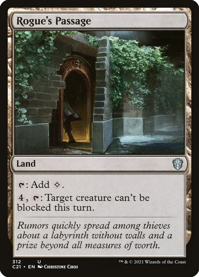 2021 Commander 2021 Rogue's Passage uncommon #312 uncommon card image
