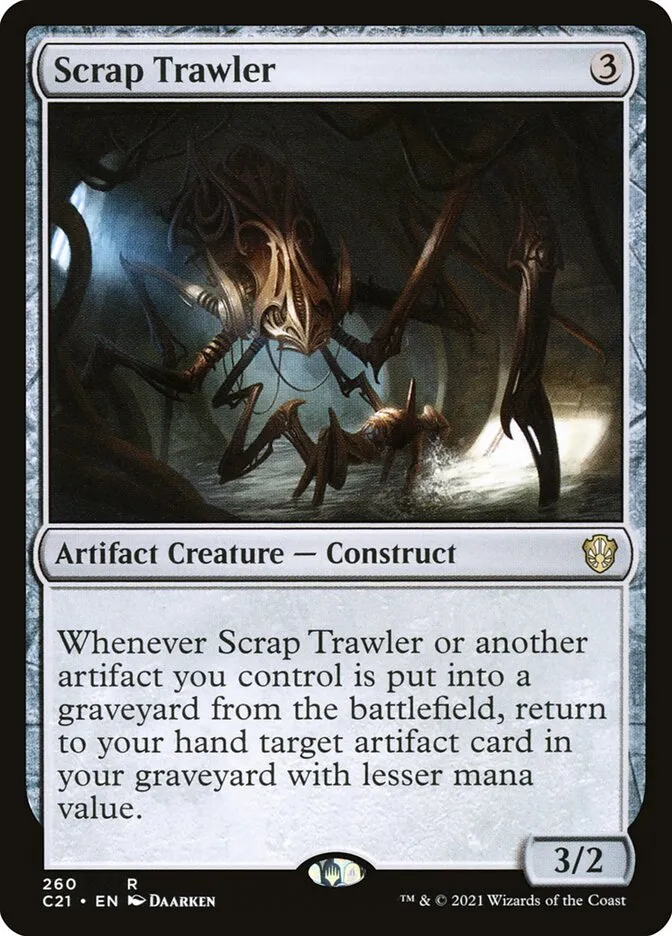 2021 Commander 2021 Scrap Trawler rare #260 rare card image