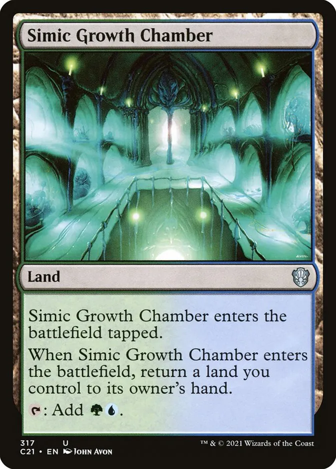 2021 Commander 2021 Simic Growth Chamber uncommon #317 uncommon card image