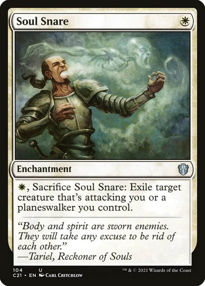 2021 Commander 2021 Soul Snare uncommon #104 uncommon card image