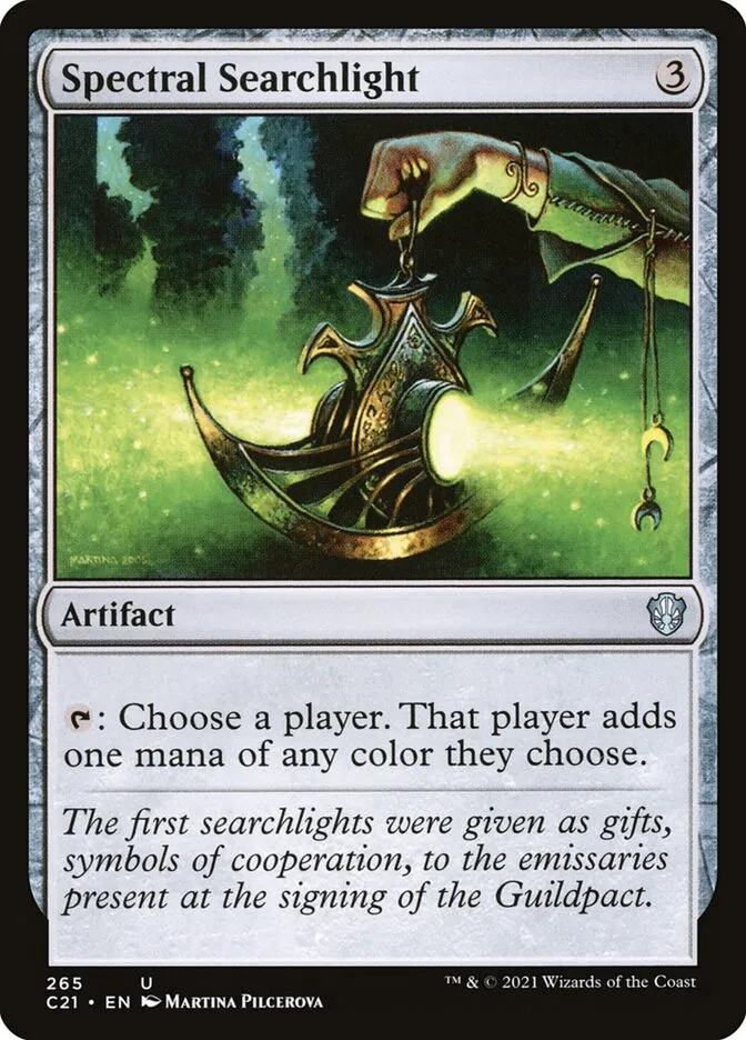 2021 Commander 2021 Spectral Searchlight uncommon #265 uncommon card image