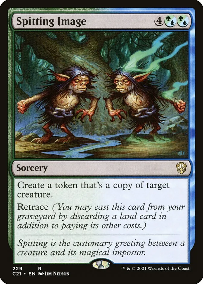 2021 Commander 2021 Spitting Image rare #229 rare card image