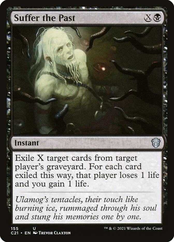 2021 Commander 2021 Suffer the Past uncommon #155 uncommon card image