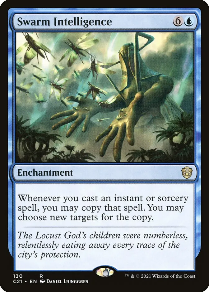 2021 Commander 2021 Swarm Intelligence rare #130 rare card image