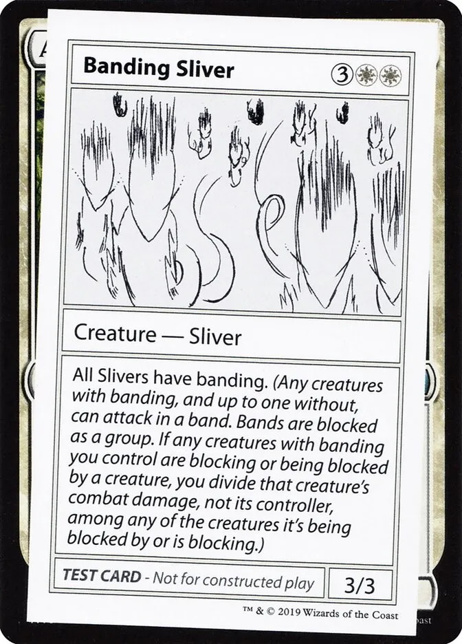 2021 Mystery Booster Playtest Cards 2021 Banding Sliver #2 rare card image