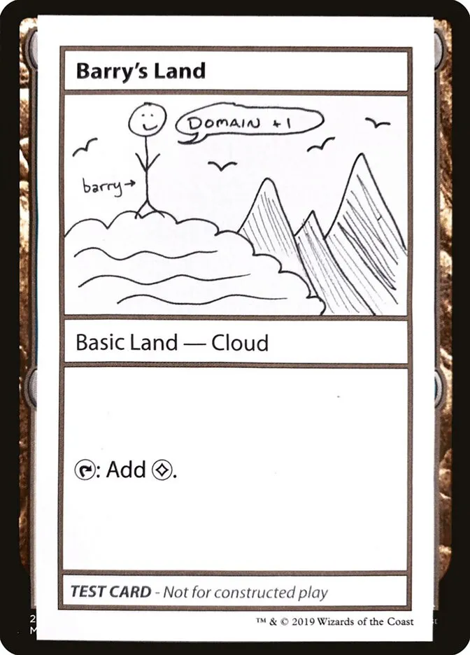 2021 Mystery Booster Playtest Cards 2021 Barry's Land #113 rare card image