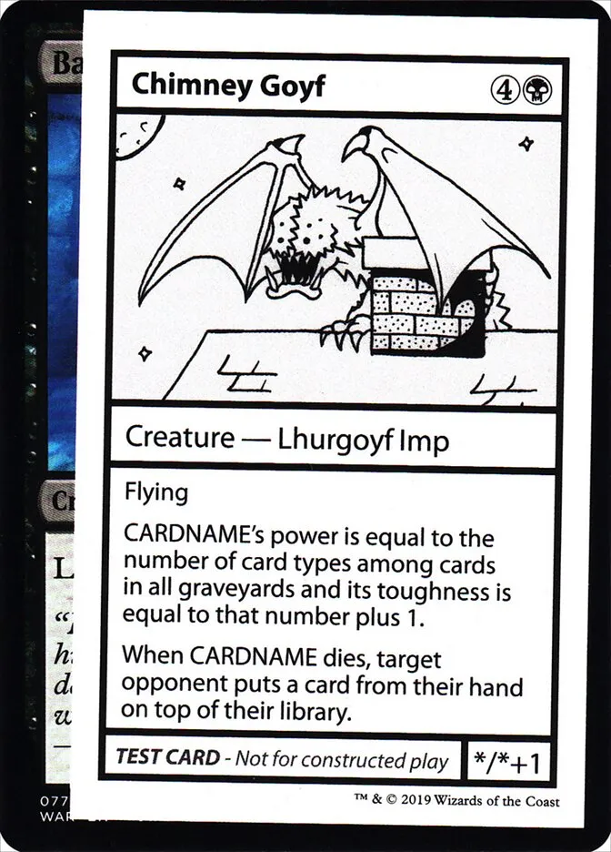 2021 Mystery Booster Playtest Cards 2021 Chimney Goyf #38 rare card image