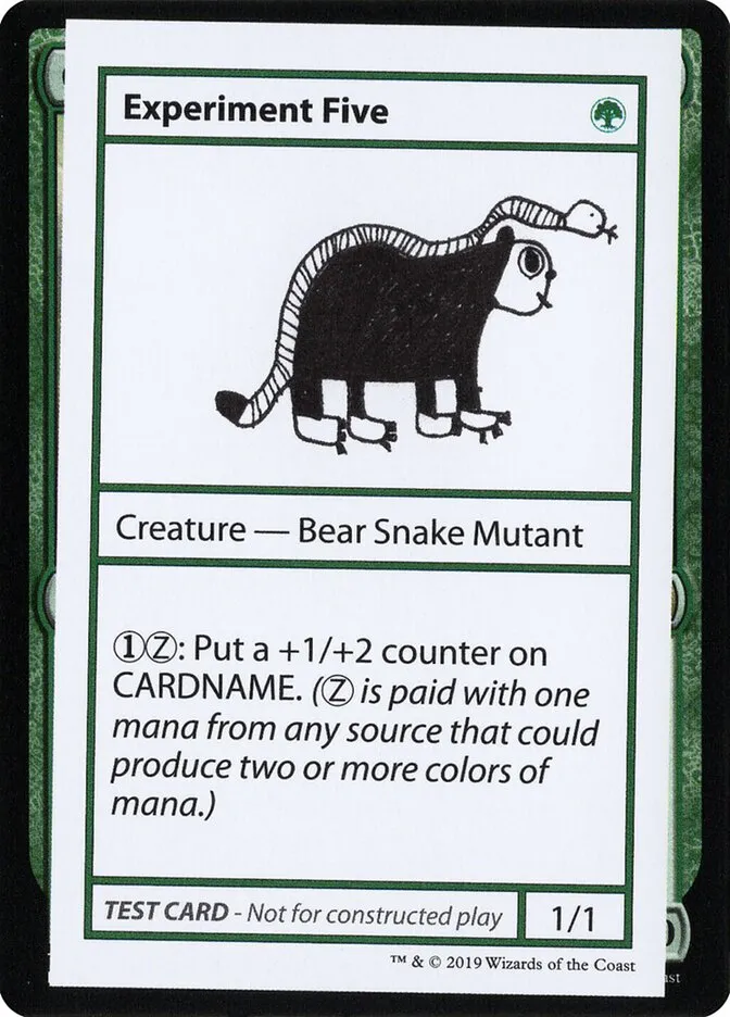 2021 Mystery Booster Playtest Cards 2021 Experiment Five #73 rare card image