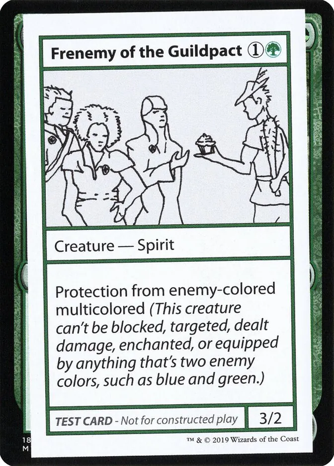 2021 Mystery Booster Playtest Cards 2021 Frenemy of the Guildpact #74 rare card image