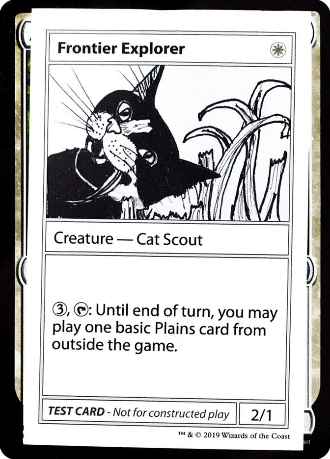 2021 Mystery Booster Playtest Cards 2021 Frontier Explorer #6 rare card image