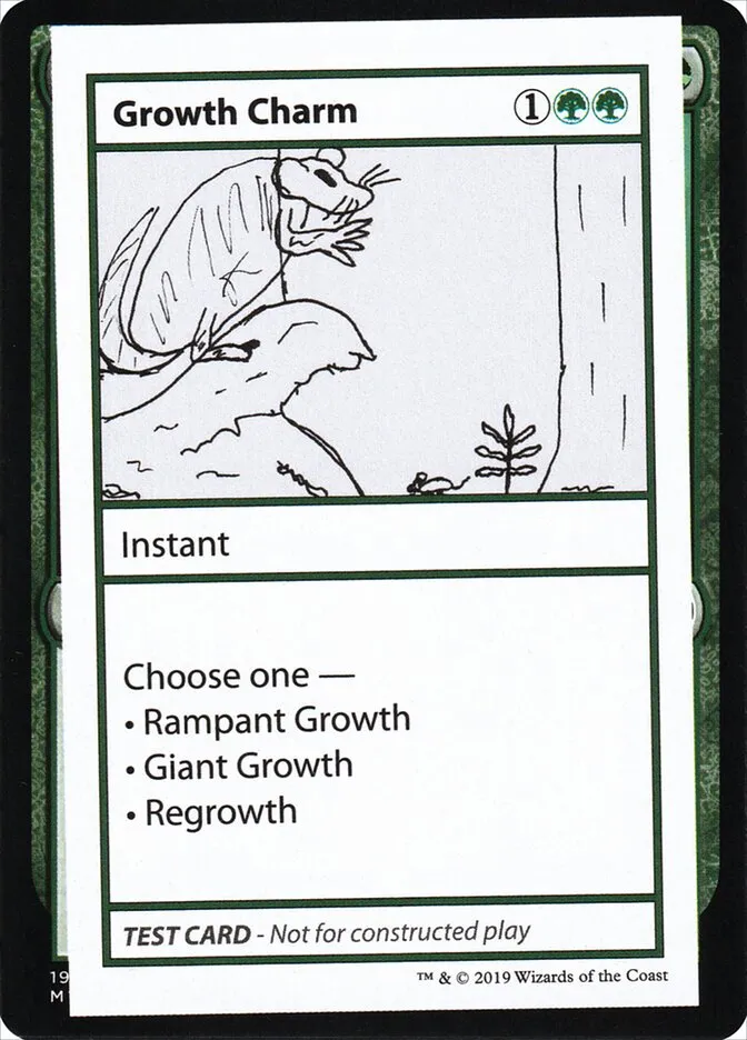 2021 Mystery Booster Playtest Cards 2021 Growth Charm #77 rare card image