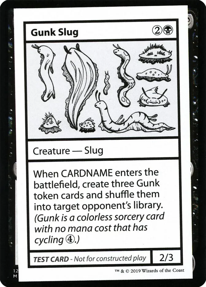 2021 Mystery Booster Playtest Cards 2021 Gunk Slug #43 rare card image