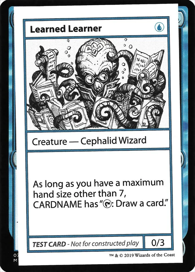 2021 Mystery Booster Playtest Cards 2021 Learned Learner #25 rare card image