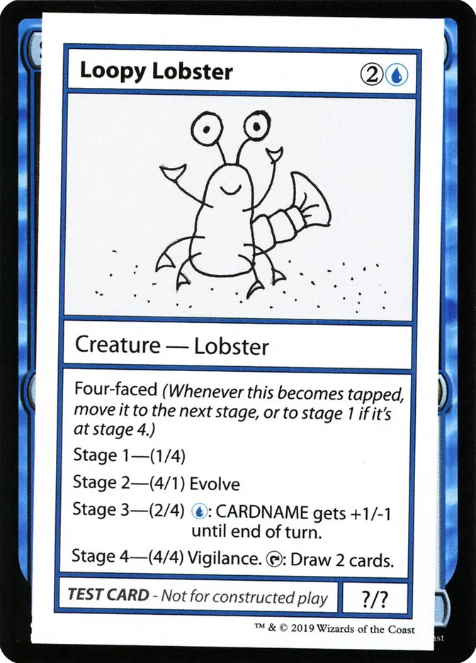 2021 Mystery Booster Playtest Cards 2021 Loopy Lobster #26 rare card image