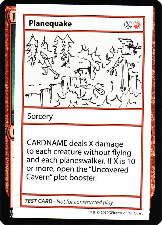 2021 Mystery Booster Playtest Cards 2021 Planequake #59 rare card image