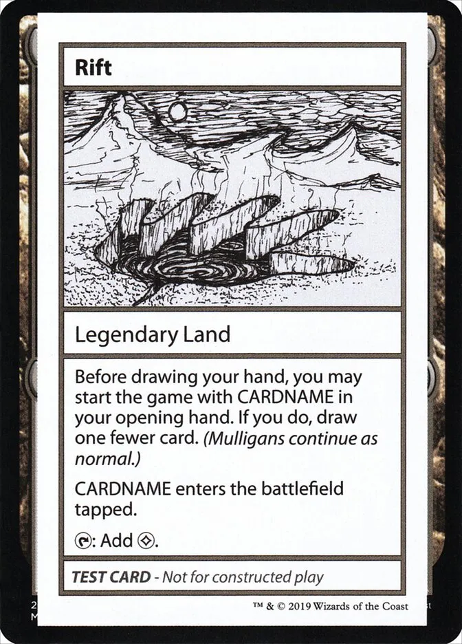 2021 Mystery Booster Playtest Cards 2021 Rift #119 rare card image