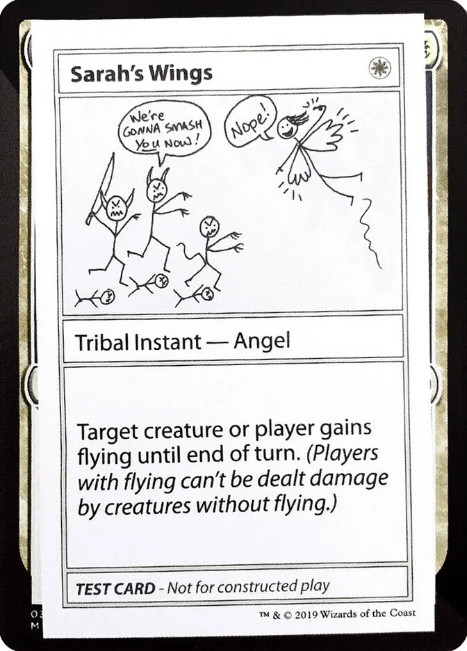 2021 Mystery Booster Playtest Cards 2021 Sarah's Wings #11 rare card image