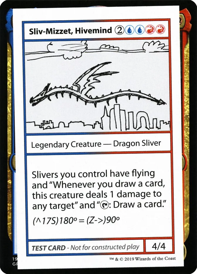 2021 Mystery Booster Playtest Cards 2021 Sliv-Mizzet, Hivemind #99 rare card image
